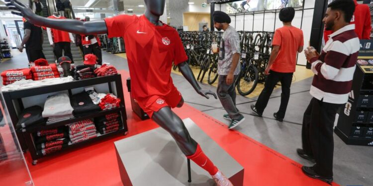 2026 FIFA World Cup merchandise seen in Vancouver