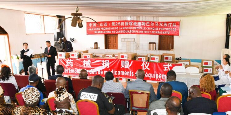 Chinese medical team donates supplies to boost healthcare in Cameroon