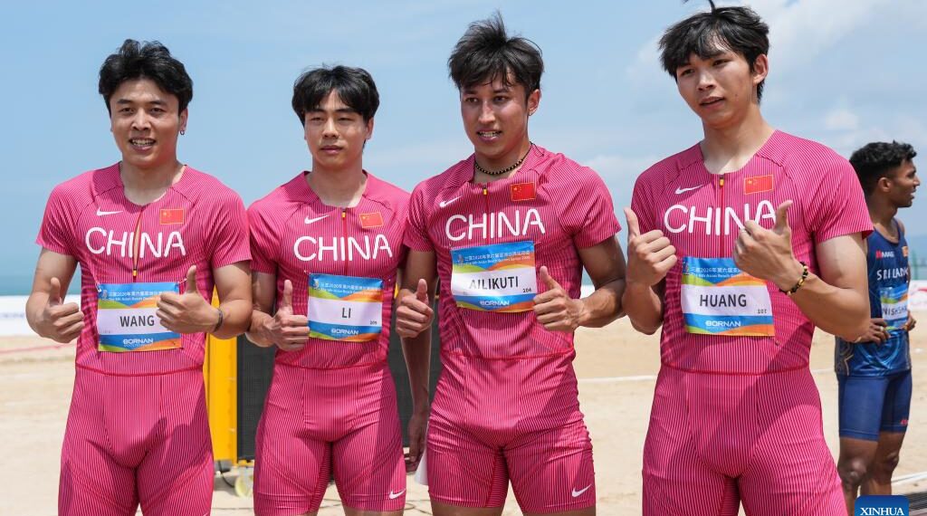 China, Thailand split relay golds as beach athletics conclude at Asian Beach Games